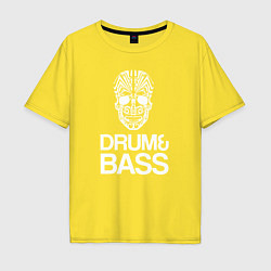 Мужская футболка оверсайз Drum and bass mix