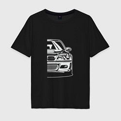 Мужская футболка оверсайз BMW - Car