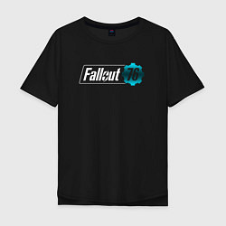 Футболка оверсайз мужская Fallout new vegas, цвет: черный