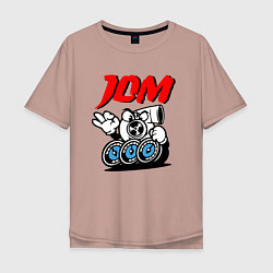 Мужская футболка оверсайз JDM Engine Japan