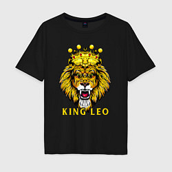 Мужская футболка оверсайз KING LEO Король Лев