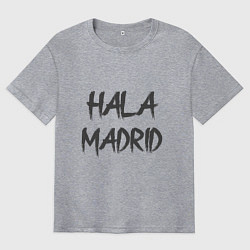 Футболка оверсайз мужская Hala - Madrid, цвет: меланж