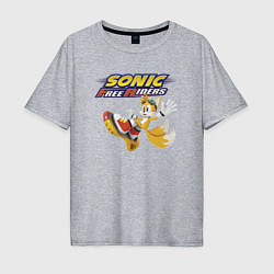 Мужская футболка оверсайз Майлз Тейлз Прауэр Sonic Free Riders