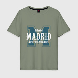 Мужская футболка оверсайз Team Madrid