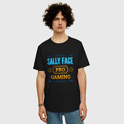 Футболка оверсайз мужская Sally Face PRO Gaming, цвет: черный — фото 2