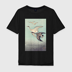 Мужская футболка оверсайз Great Geese in Flight