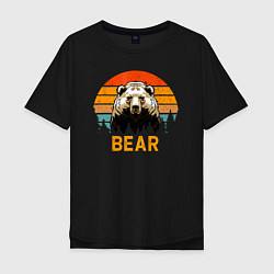 Мужская футболка оверсайз BEAR МЕДВЕДЬ