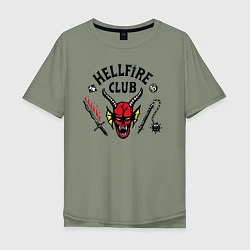 Мужская футболка оверсайз Hellfire Club Stranger Things 4