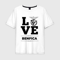 Мужская футболка оверсайз Benfica Love Классика