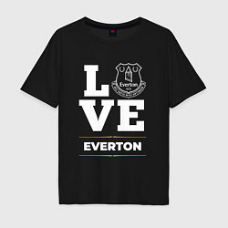 Футболка оверсайз мужская Everton Love Classic, цвет: черный