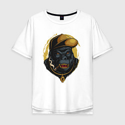 Мужская футболка оверсайз Hip-hop Gorilla
