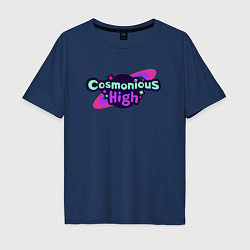 Мужская футболка оверсайз Cosmonious High Logo