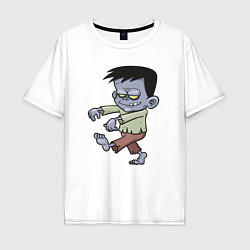 Мужская футболка оверсайз Walking Zombie
