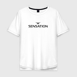 Мужская футболка оверсайз Sensation фестиваль