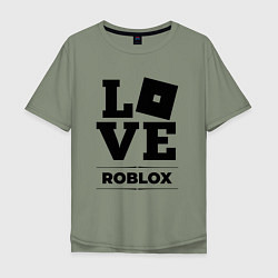 Футболка оверсайз мужская Roblox Love Classic, цвет: авокадо