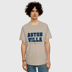 Футболка оверсайз мужская Aston Villa FC Classic, цвет: миндальный — фото 2
