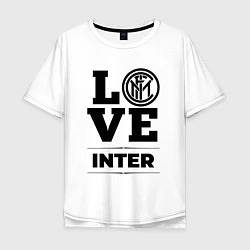 Мужская футболка оверсайз Inter Love Классика