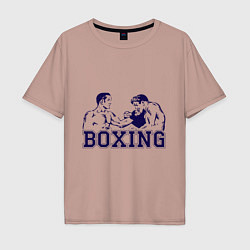 Мужская футболка оверсайз Бокс Boxing is cool