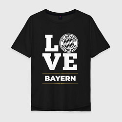 Футболка оверсайз мужская Bayern Love Classic, цвет: черный