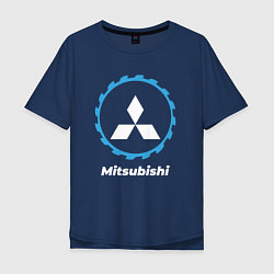 Мужская футболка оверсайз Mitsubishi в стиле Top Gear