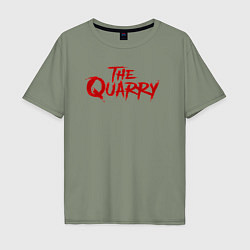 Мужская футболка оверсайз The Quarry logo