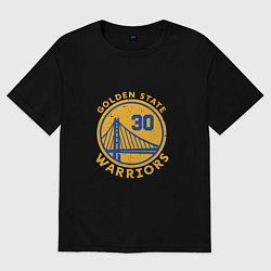 Футболка оверсайз мужская GS Warriors, цвет: черный