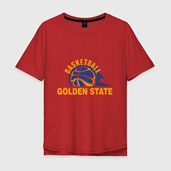 Мужская футболка оверсайз Golden State Basketball