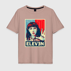 Мужская футболка оверсайз Stranger Things Eleven