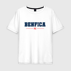 Футболка оверсайз мужская Benfica FC Classic, цвет: белый