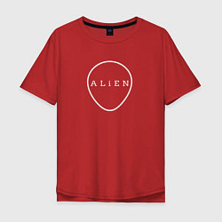 Мужская футболка оверсайз Alien инопланетянин