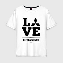 Мужская футболка оверсайз Mitsubishi Love Classic