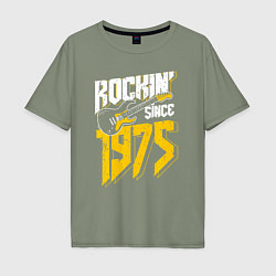 Мужская футболка оверсайз Рок с 1975 года