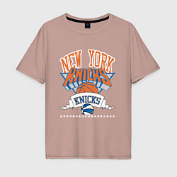 Мужская футболка оверсайз NEW YORK KNIKS NBA