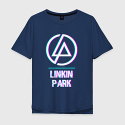 Мужская футболка оверсайз Linkin Park Glitch Rock