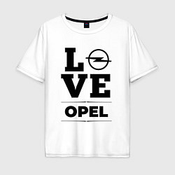 Мужская футболка оверсайз Opel Love Classic