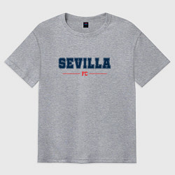 Футболка оверсайз мужская Sevilla FC Classic, цвет: меланж