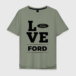 Мужская футболка оверсайз Ford Love Classic