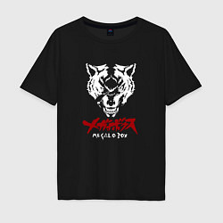 Мужская футболка оверсайз Megalo box Wolf