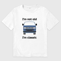 Мужская футболка оверсайз Volkswagen Im not old Im classic