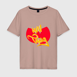 Мужская футболка оверсайз Wu-Tang Red