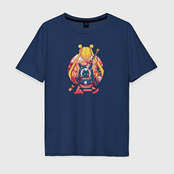 Мужская футболка оверсайз Сейлор Мун Sailor Moonзимняя луна