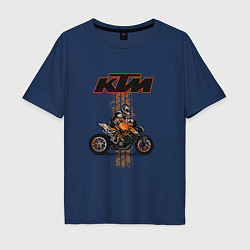 Мужская футболка оверсайз KTM Moto theme