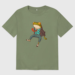 Мужская футболка оверсайз Папа идет домой