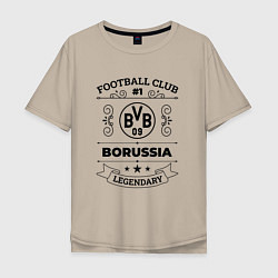 Мужская футболка оверсайз Borussia: Football Club Number 1 Legendary