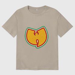 Футболка оверсайз мужская Wu-Tang Colors, цвет: миндальный