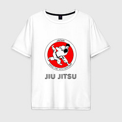 Мужская футболка оверсайз Jiu Jitsu: since 16 century