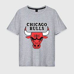 Мужская футболка оверсайз Chicago Bulls