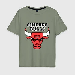 Мужская футболка оверсайз Chicago Bulls