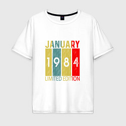 Мужская футболка оверсайз 1984 - Январь