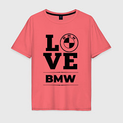 Мужская футболка оверсайз BMW love classic